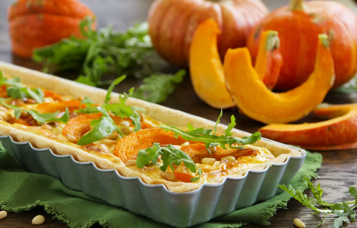 Тыквенный киш: уютный французский пирог для осени
