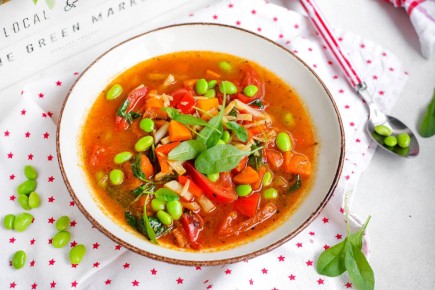 Необычный овощной суп для настоящих гурманов