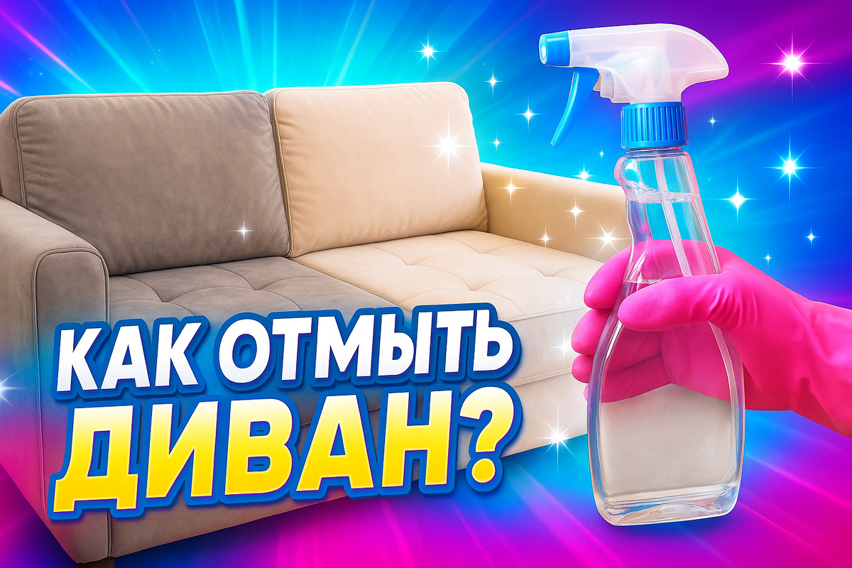 Как за полчаса преобразить диван и навсегда избавиться от запаха