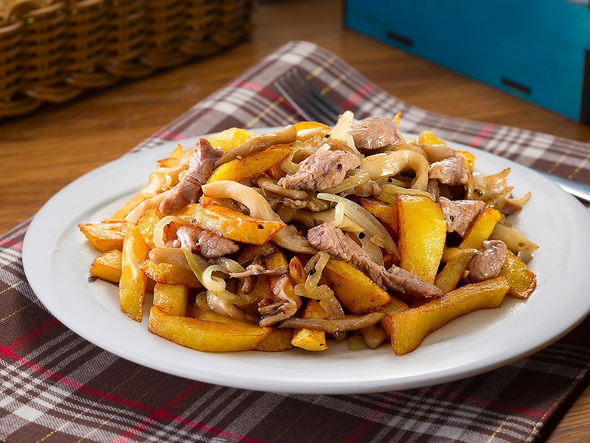 Как приготовить идеальный жареный картофель с мясом