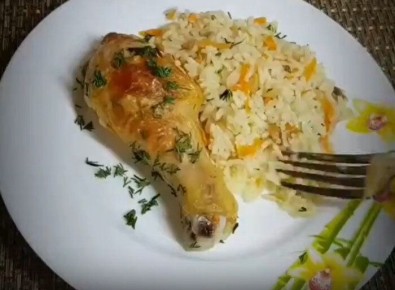 Идеальный Ужин: Рис с Курицей в Духовке