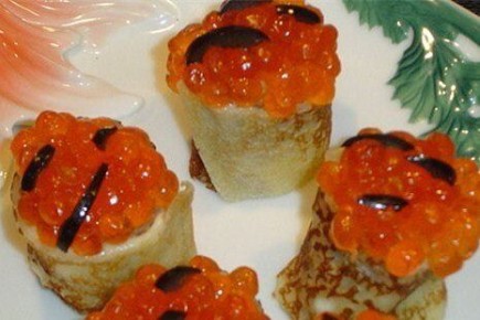 Блинные рулетики