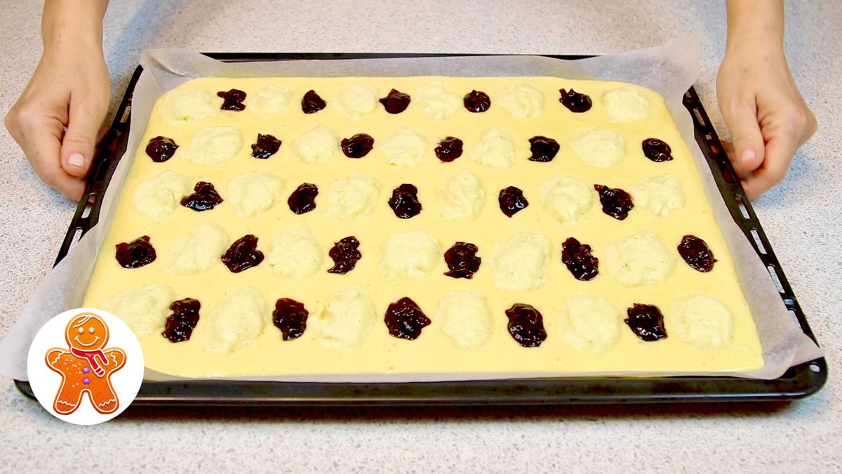 Нежный пирог, напоминающий пирожное