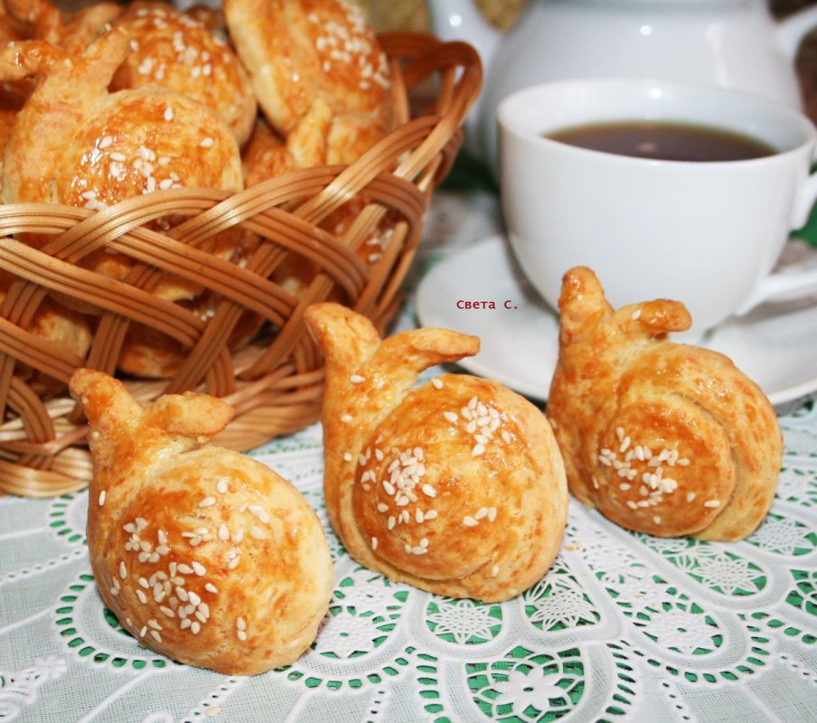 Сырное печенье с кунжутом: быстрее, чем вы думали