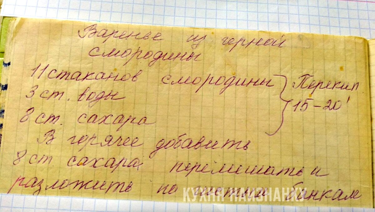 Как приготовить идеальное варенье из черной смородины по рецепту мамы