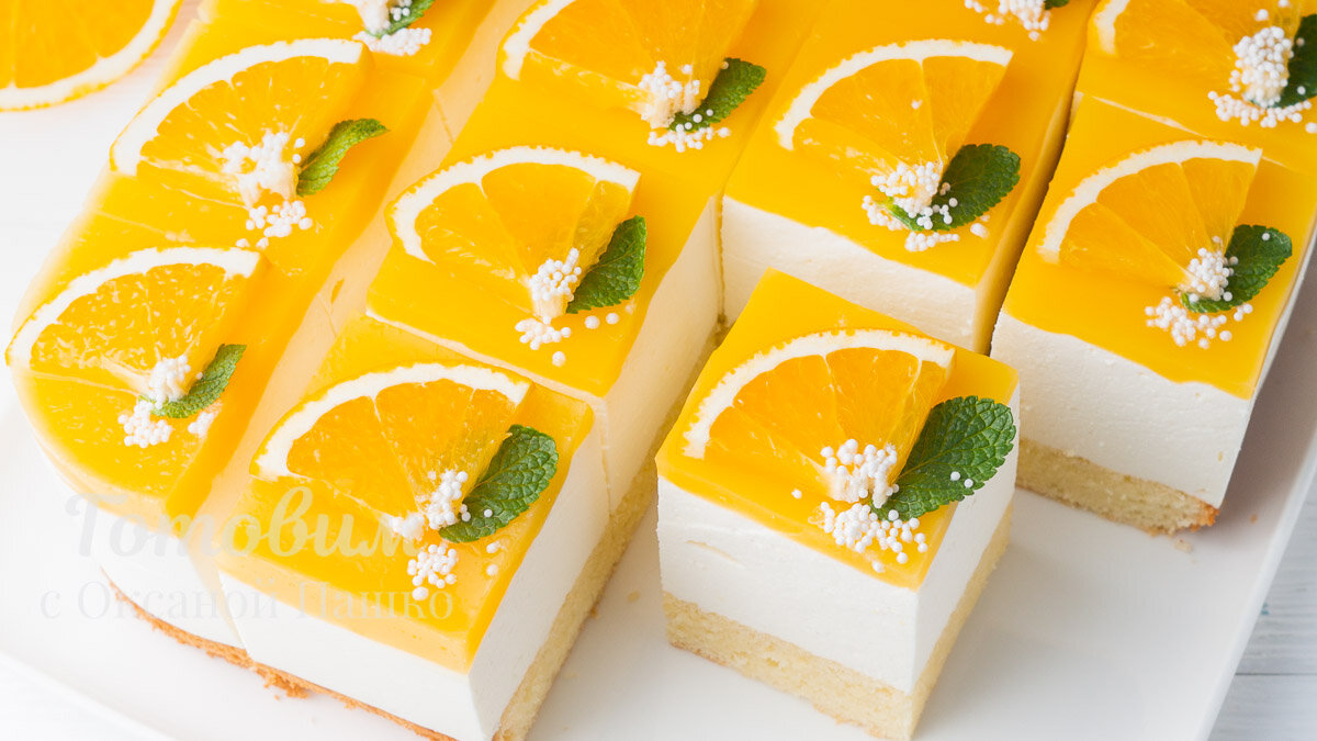 Апельсиновый торт, который украсит любой праздник