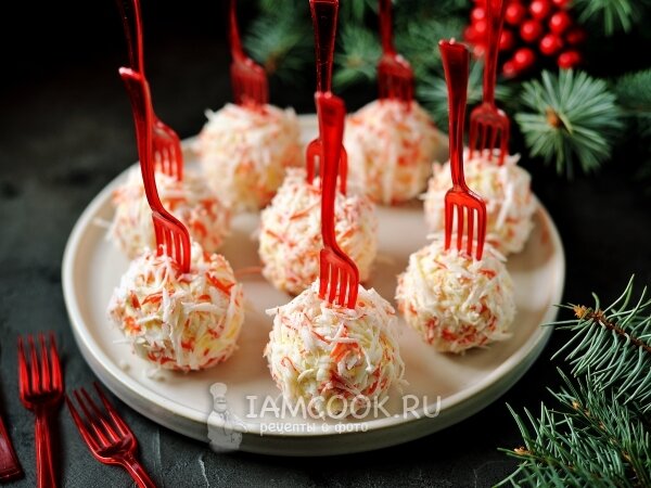 Невероятная закуска «Рафаэлло»: делаем из крабовых палочек