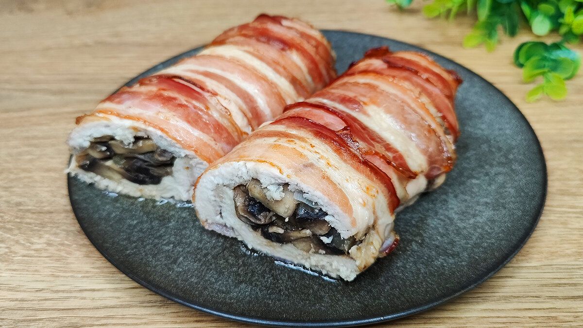 Куриный рулет с грибами: идеальное блюдо для праздничного стола