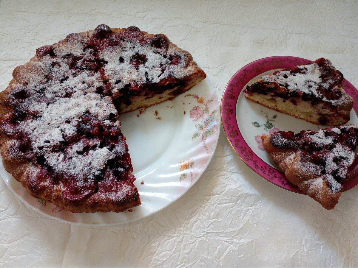 Пирог с ягодами — сладкая находка для любого времени года