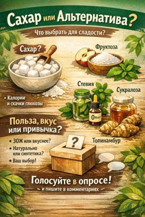Сладость без сахара: новые горизонты альтернативных подсластителей