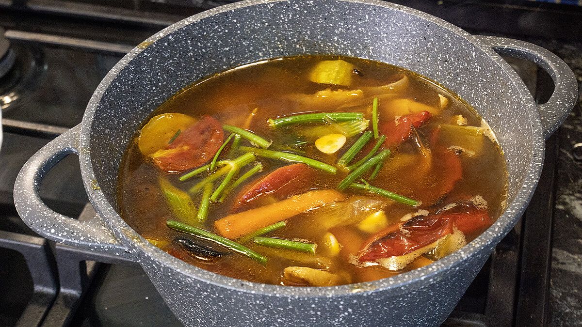 Как сварить идеальный овощной бульон