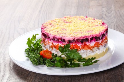 Салат говяжье мясо под шубой: новый взгляд на классический рецепт