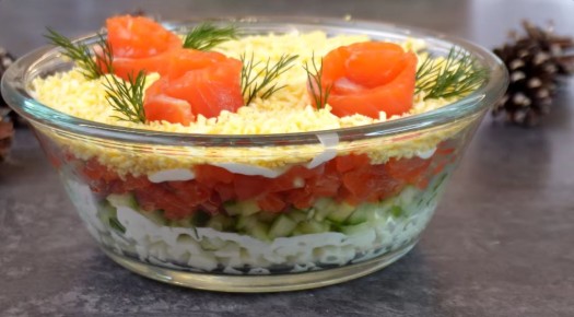 Салат Принцесса: лёгкость и нарядность на праздничном столе