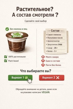 Растительные продукты: не всегда залог здоровья