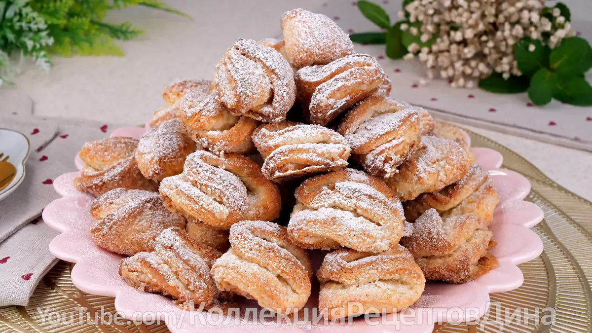 Вкус Nostalgia: Простое и Быстрое Творожное Печенье "Гусиные лапки"