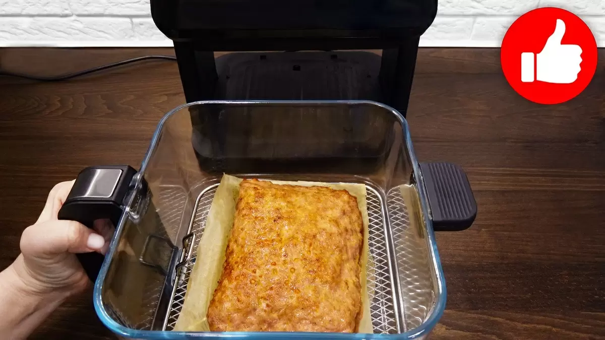 Сочная котлета с сыром в аэрогриле: пошаговый рецепт