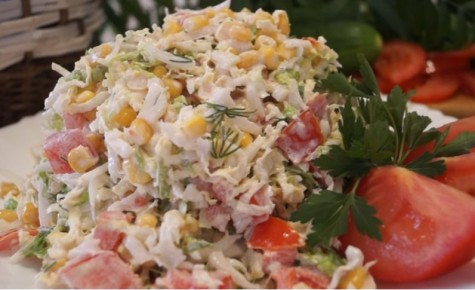 Салат «Калейдоскоп»: быстро, вкусно и полезно