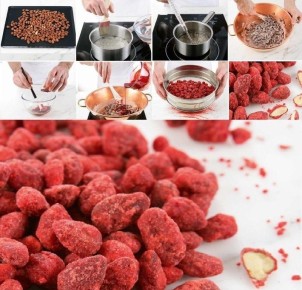 Розовые пралины: вкусное искушение для сладкоежек