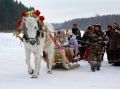 В Бугрово отметили Масленицу с необычной свадебной церемонией